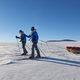 Justin Packshaw and Jamie Facer Childs in Antarctica
